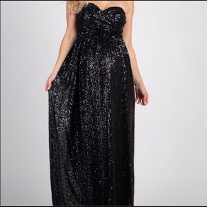 Pink Blush maternity gown